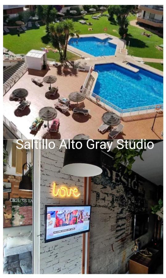 Saltillo Alto Gray Studio. Vistas Al Mar Y Piscina Torremolinos Esterno foto